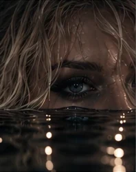 Eyes just above the waterline
